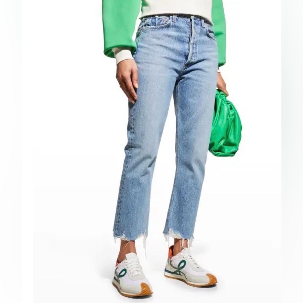 AGOLDE Riley Crop Jeans❤️